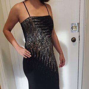 Gorgeous Leopard-style Evening Gown